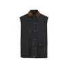 Miu Miu Black Resin-finish Poplin Vest In Black