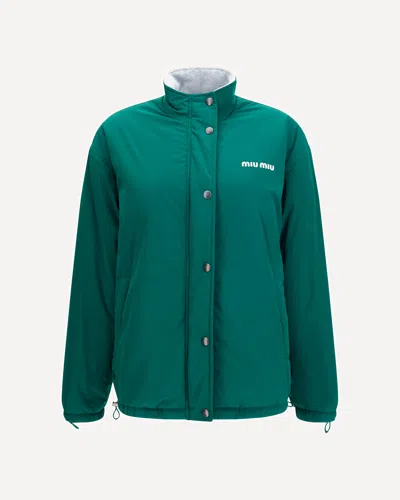 Miu Miu Jacket In Green