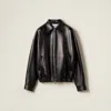 Miu Miu Plongé Nappa Leather Jacket