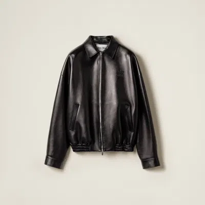 Miu Miu Plongé Nappa Leather Jacket