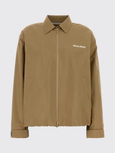 MIU MIU MIU MIU RECYCLED TECHNICAL FABRIC OVERSHIRT