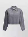 Miu Miu Jacket Zippered Frayed Edges