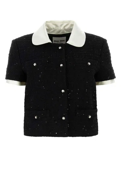 MIU MIU MIU MIU JACKETS AND VESTS