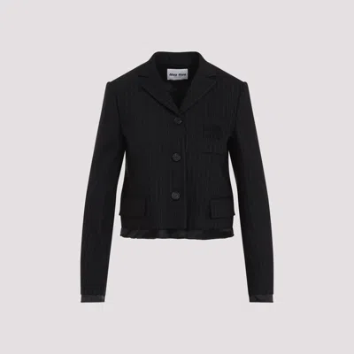 Miu Miu Jackets Black
