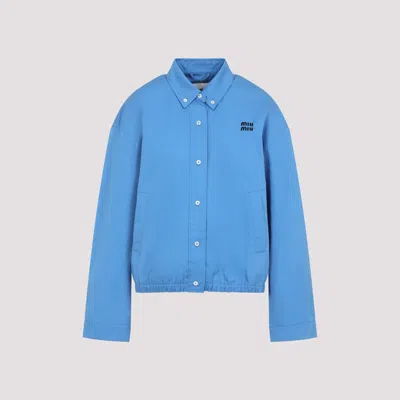 Miu Miu Jackets Blue