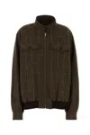 Miu Miu Wool Jacket Check Pattern High Collar In Multi