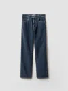 Miu Miu Jeans Woman Blue In Blue