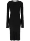Miu Miu Black Jersey Dress In Schwarz
