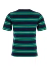 Miu Miu T-shirt Aderente In Cotone A Righe In Multi