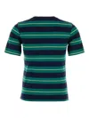 Miu Miu T-shirt Aderente In Cotone A Righe In Multi