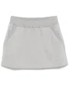 Miu Miu Jersey Mini Skirt In Grey