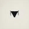Miu Miu Jersey Panty In Black
