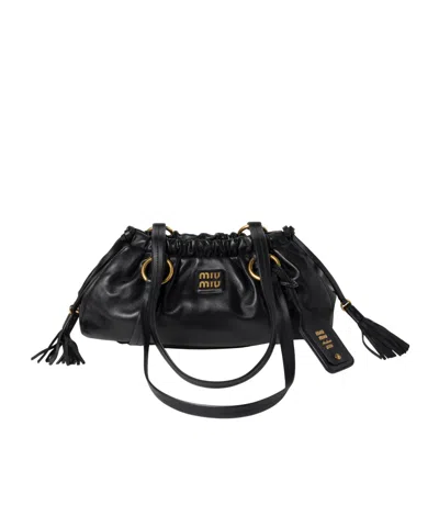 MIU MIU JOIE NAPPA LEATHER BAG