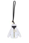 Miu Miu Grey Suede Keyring