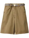 Miu Miu Logo Embroidered Mini Skirt