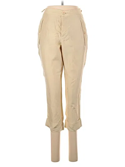 Pre-owned Miu Miu Khaki Pant In Gold