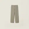 Miu Miu Kid Mohair Pants In Green