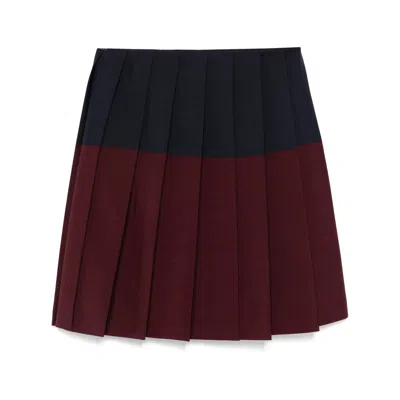 Miu Miu Kid Skirt In Brown