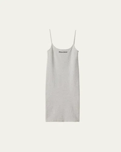 Miu Miu Knee Length Tank Top Dress
