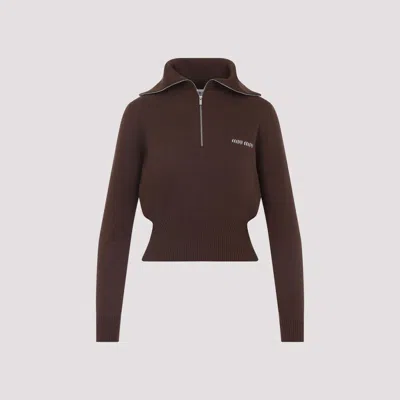 MIU MIU MIU MIU KNIT LS POLO