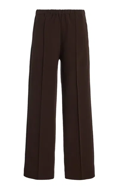 Miu Miu Knit Track Pants In Black