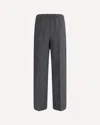 Miu Miu Knit Trousers With Side Stripe Detail In Gray