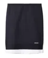 Miu Miu Knitted Skirt In Black