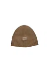 Miu Miu Knitting Hat In Brown