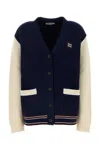 Miu Miu Ribbed-knit Cardigan In Multicoloured