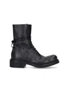 Miu Miu Lace Up Ankle Boots In Black