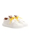 Miu Miu Lace-up Low-cut Casual Shoes In White