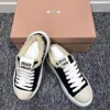 Miu Miu Lace-up Low-cut Sneakers In White