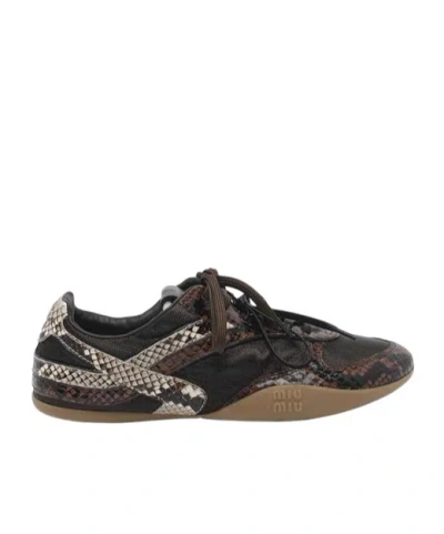 MIU MIU LACE-UP SNEAKERS