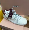 Miu Miu Lace-up Sneakers In Blue