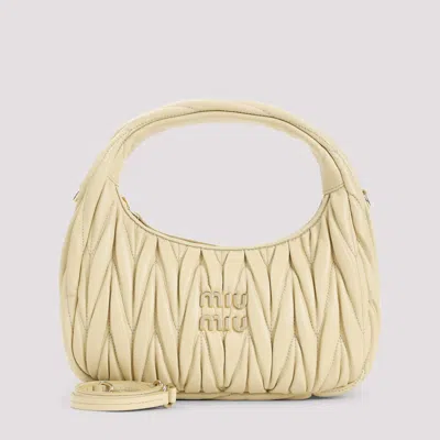 MIU MIU LAMB LEATHER HANDBAG 