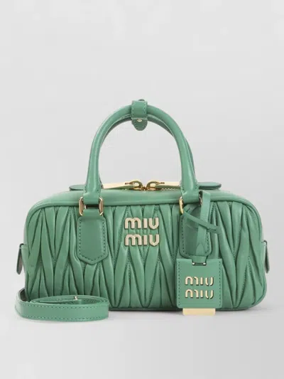 Miu Miu Green Arcadie Mini Satchel