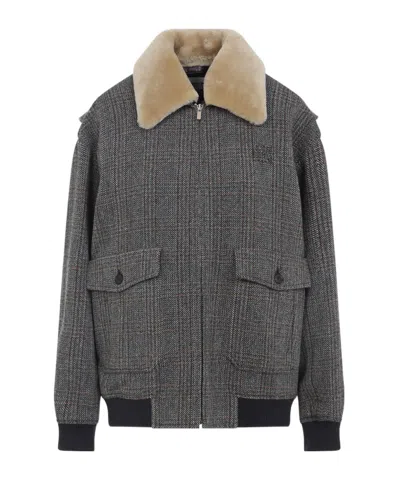 MIU MIU LAPEL LONG SLEEVE CASUAL JACKET