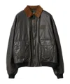 Miu Miu Coated Cotton Poplin Bomber Jacket In Black