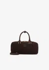 Miu Miu Large Arcadie Top Handle Bag In Brown