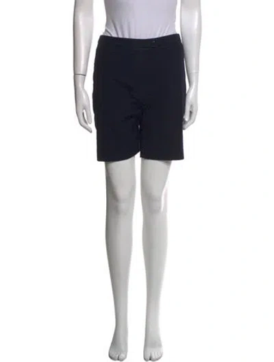 Pre-owned Miu Miu Late 1990's - Early 2000's Mini Shorts In Blue