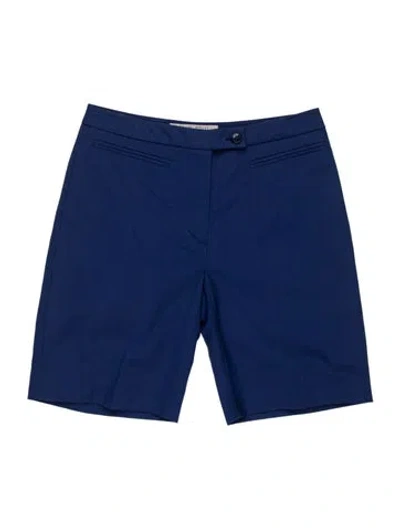 Pre-owned Miu Miu Late 1990's - Early 2000's Mini Shorts In Blue