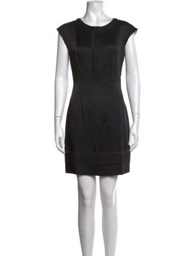 Pre-owned Miu Miu Late 2000's - Early 2010's Knee-length Dress In Black