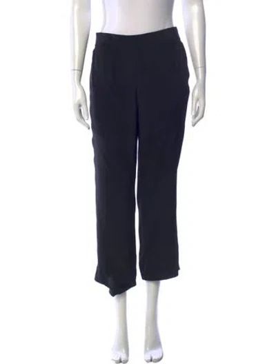 Pre-owned Miu Miu Late 2000's - Early 2010's Wide Leg Pants In Black