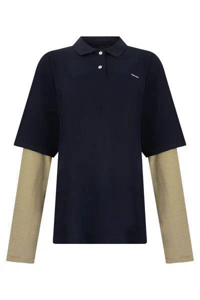 Miu Miu Layered Cotton Polo Shirt In Animal Print