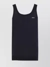 Miu Miu Women's Midnight Stretch Silk Blend Dress In Blue