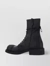 Miu Miu Leather Ankle Boots Block Heel
