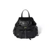 Miu Miu Leather Backpack In Black