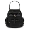 Miu Miu Leather Backpack In Black