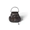 Miu Miu Leather Backpack In Brown