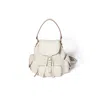Miu Miu Leather Backpack In White
